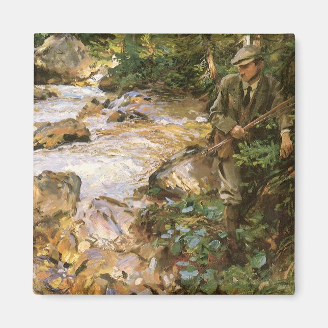Imã Córrego de Trutas no Tirol por John Singer Sargent (Frente)