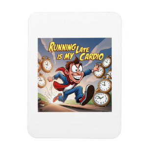 Ímã Correndo Tarde é Meu Cardio