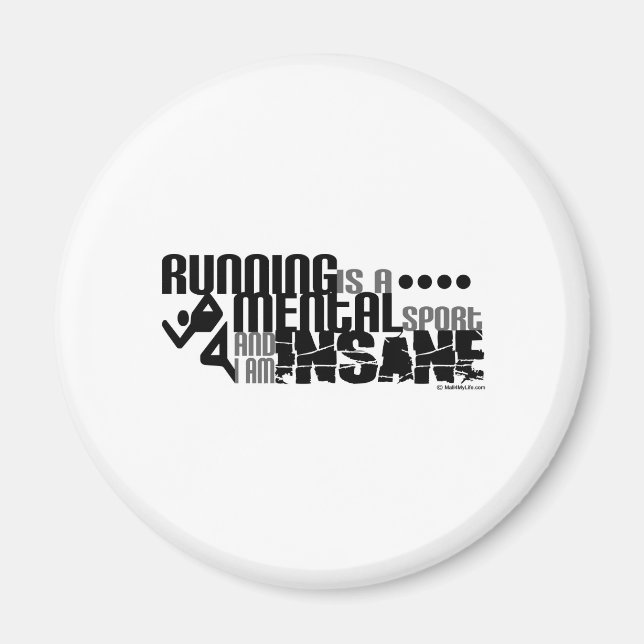 Imã Correr é um esporte mental (Frente)