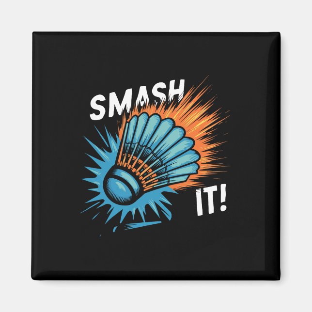 Imã Correspondência de Badminton do Shuttle (Frente)