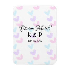 Ímã Correspondência divina adicionar nome do casal let