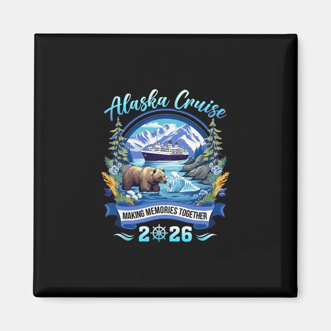 Imã Correspondência Familiar Amigos E Grupo Alaskan Al (Frente)