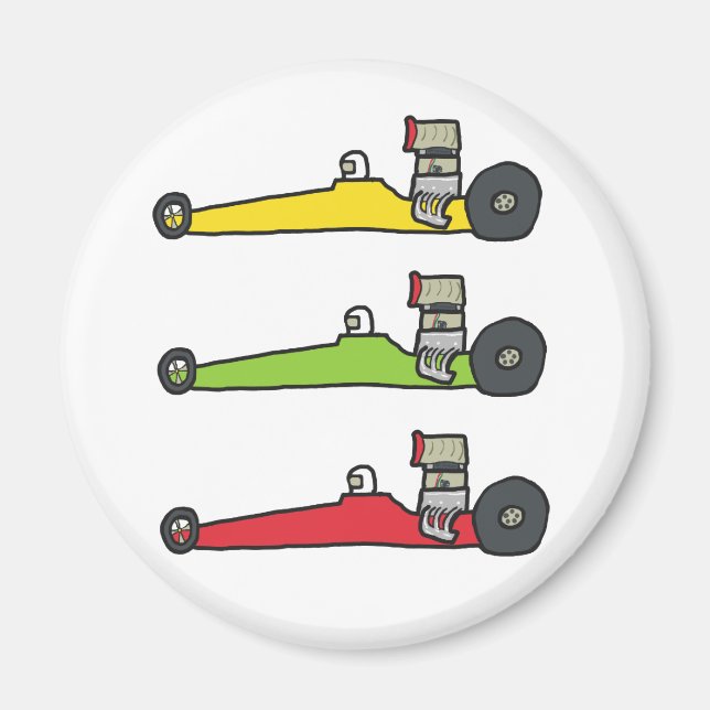 Imã Corrida de Arrasto (Frente)