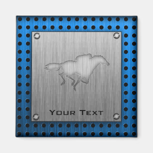 Imã Corrida de cavalos; aspecto metálico