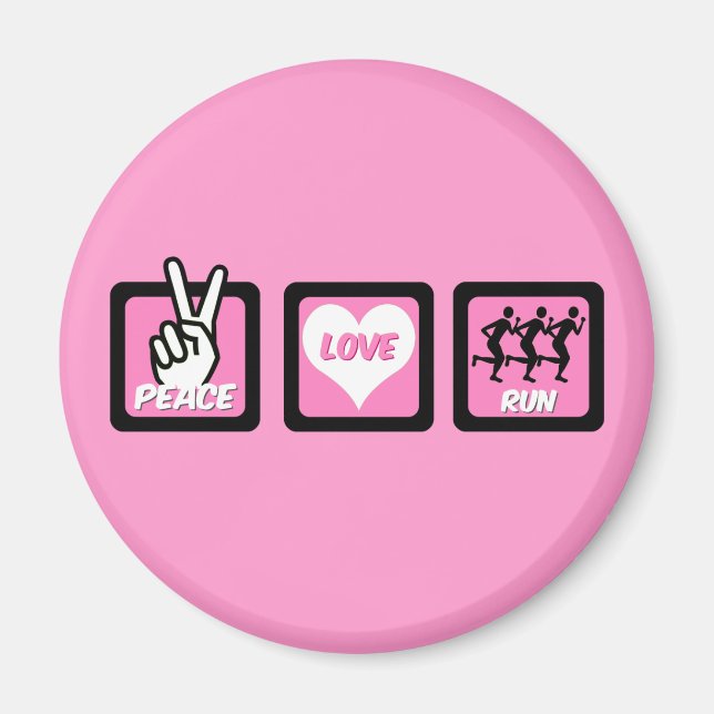 Imã Corrida do amor pela paz (Frente)