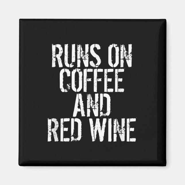 Imã Corrida No Café E No Vinho Vermelho (Frente)
