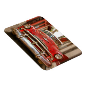 Ímã Corridas de automóveis nas ruas de Havana, Cuba