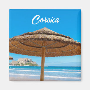 Imã Córsega Calvi Citadel e Beach Souvenir