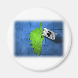 Imã Córsega com sua própria bandeira