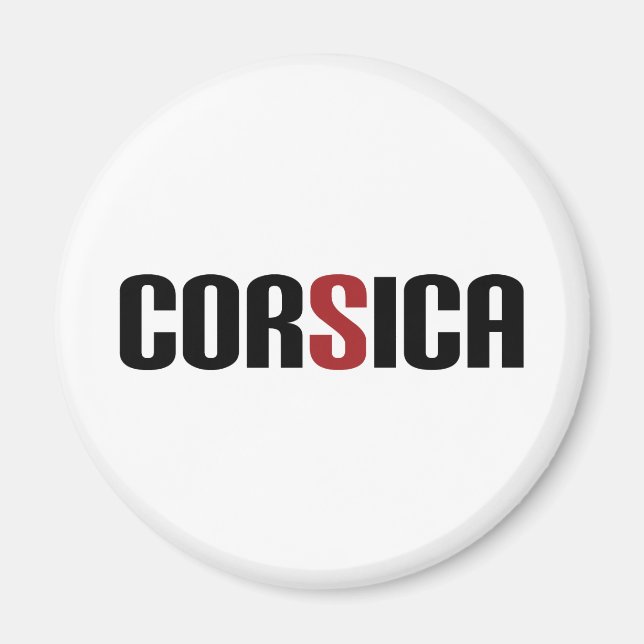 Imã Córsega/Córsega (Frente)
