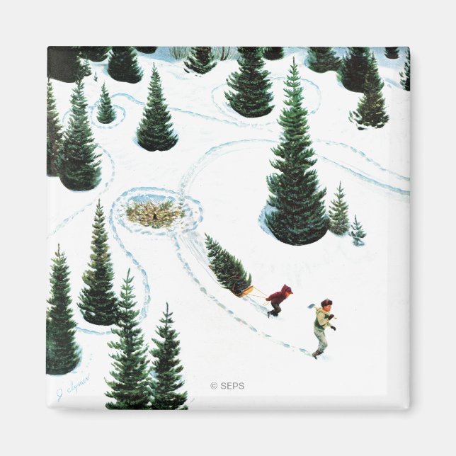 Imã Cortando a árvore (Frente)