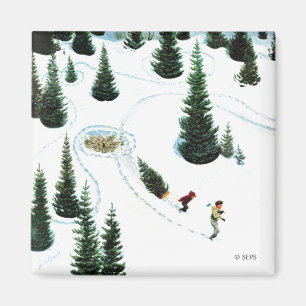 Imã Cortando a árvore