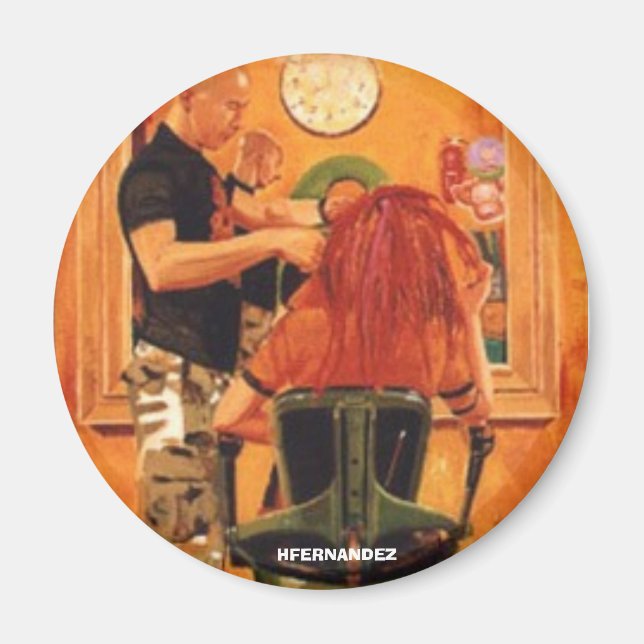 IMÃ CORTE DE PELO MODERNO (Frente)