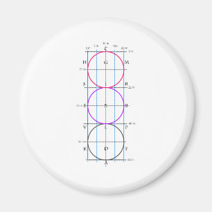 Imã corte do adestramento de 20x60m ** círculos **