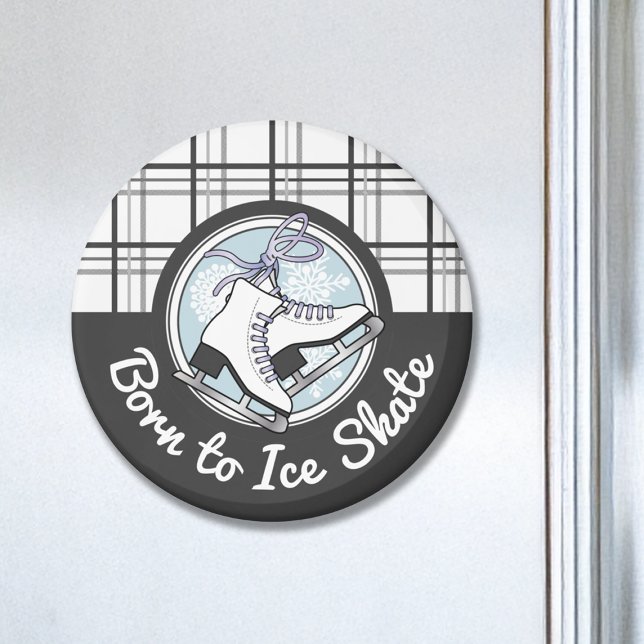 Imã Cortês Moderno Tartan Ice Skating (Criador carregado)