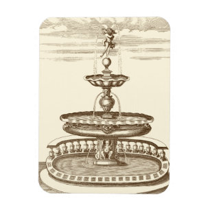 Ímã Cortiard Fountain com Cherub Ornamental
