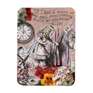Ímã Cortina de nonsense da Alice no país das maravilha