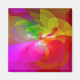 Imã Cortina de Seda com Flor