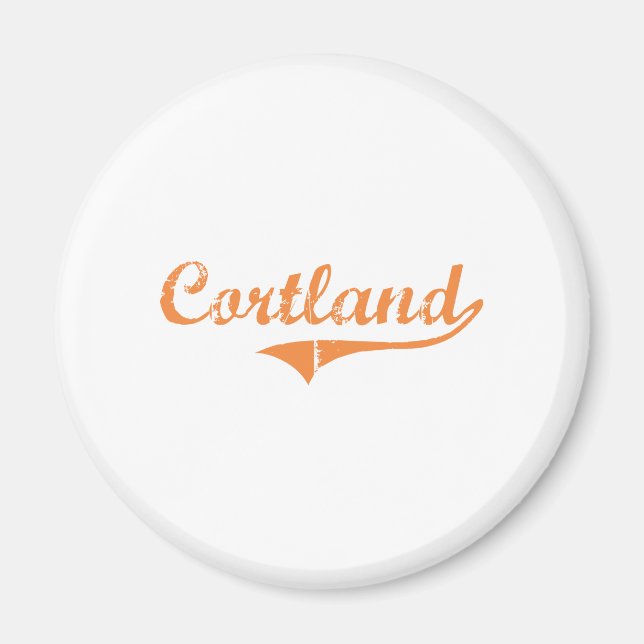Imã Cortland Illinois Classic Design (Frente)