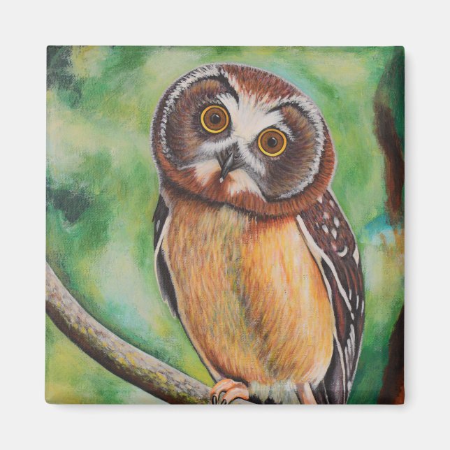 Imã coruja (Frente)