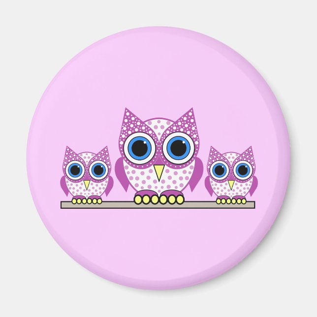 Imã coruja (Frente)