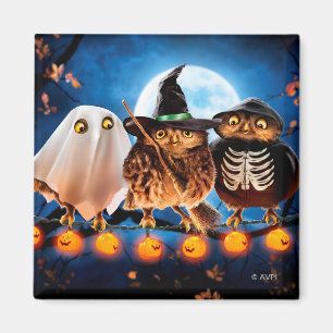 Imã Coruja de Halloween