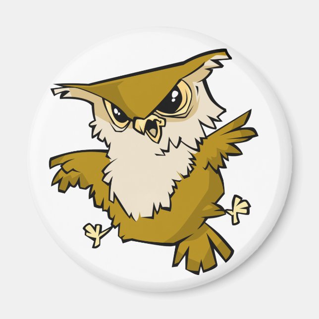 Imã Coruja Incrível (Frente)