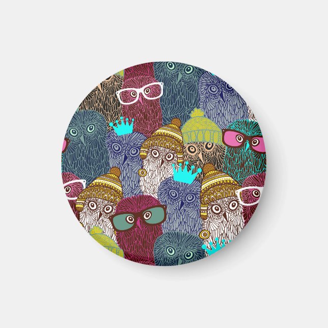 Imã Coruja na coroa (Frente)