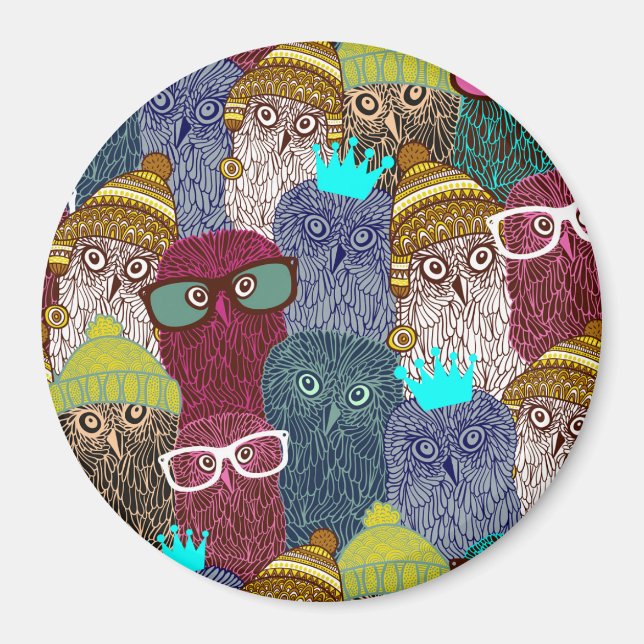 Imã Coruja na coroa (Frente)