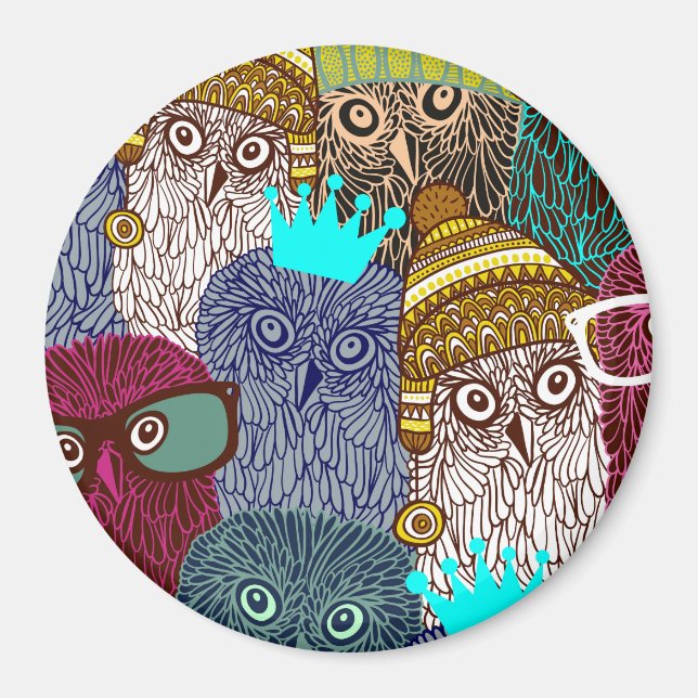 Imã Coruja na coroa (Frente)