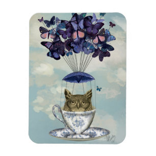 Ímã Coruja No Teacup 2