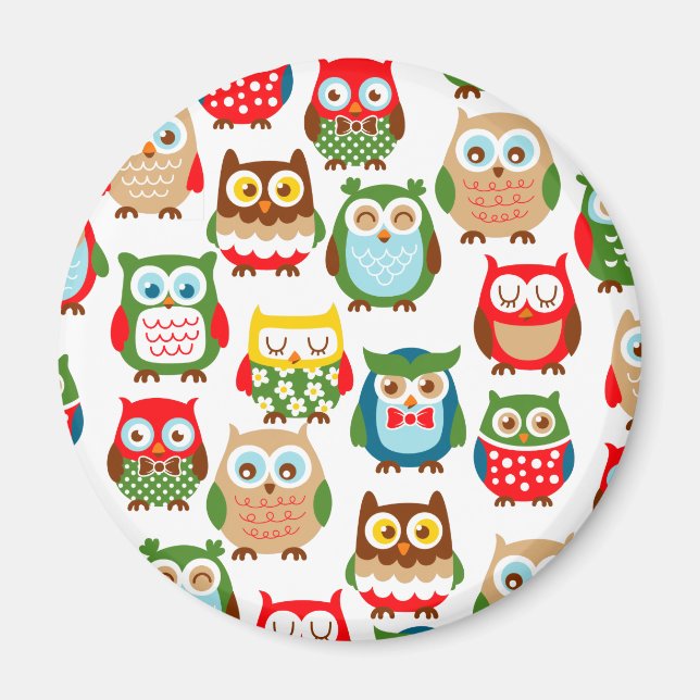 Imã Coruja-Pequena (Frente)