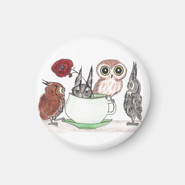 Imã Corujas no Teatime (Frente)
