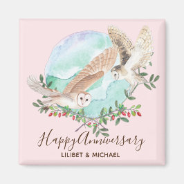 Imã Corujas Personalizadas