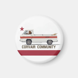 Imã Corvair Community California Rampy Flag