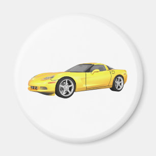 Imã Corvette 2008: Carro desportivo: Término Amarelo: