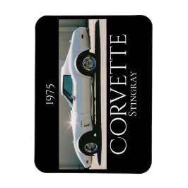 Ímã Corvette Sparkling White '75