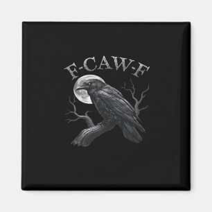Imã Corvo Divertido F-Caw-F Lua
