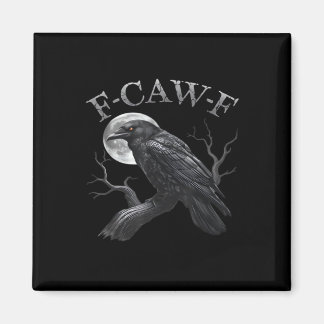 Imã Corvo F-Caw-F Pássaro Engraçado Lua Gótico Humor A