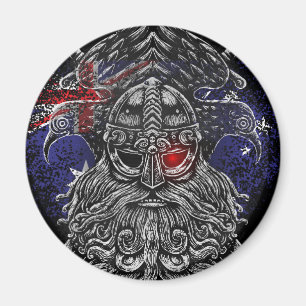 Imã corvos de Odin espadas Mitologia Viking bandeira d