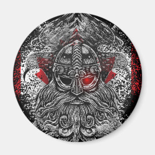 Imã corvos de Odin espadas Mitologia Viking bandeira d