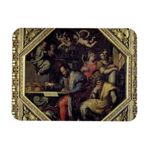 Ímã Cosimo mim de Medici (1519-74) que planeia os