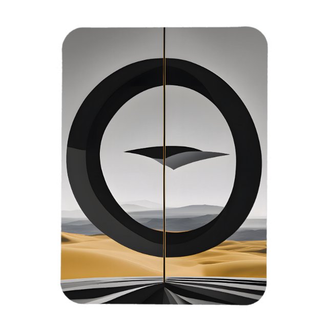 Ímã Cosmic Encounter in the Abstract Desert (Vertical)