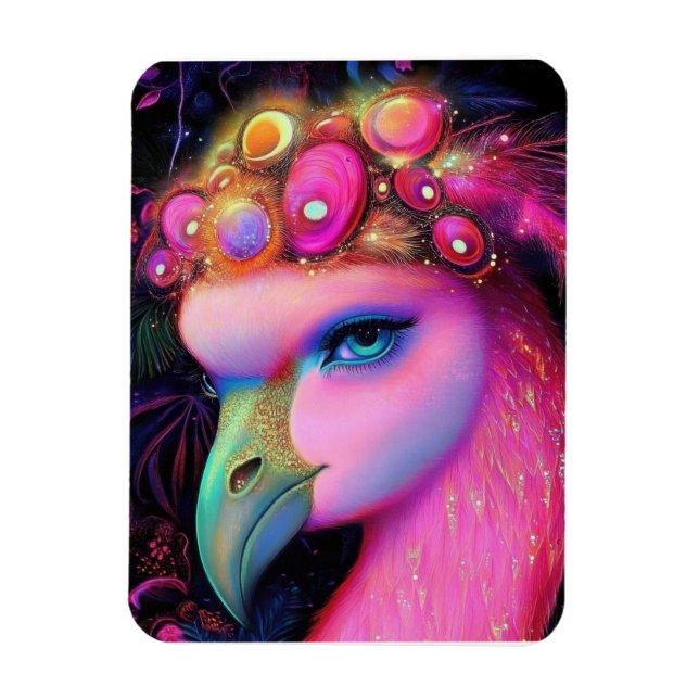 Ímã Cosmic Flamingo Queen (Vertical)