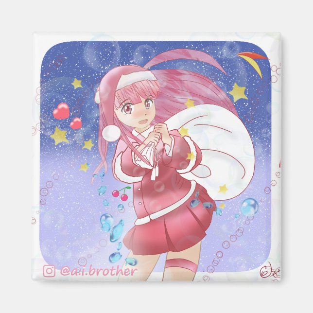 Imã Cosmos Christmas Magnet (Frente)