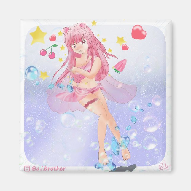 Imã Cosmos Valentine's Day (Frente)