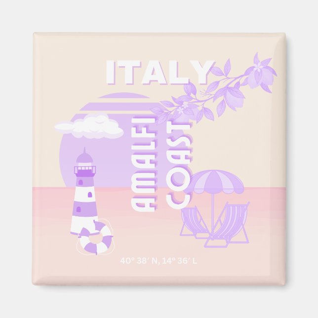 Imã Costa Amalfi, Viagem, Pré-Pol, Viagem, Pastel (Frente)