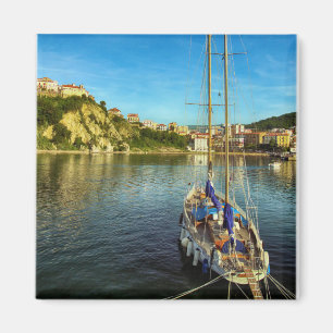 Imã Costa de aproximação   Agropoli do barco