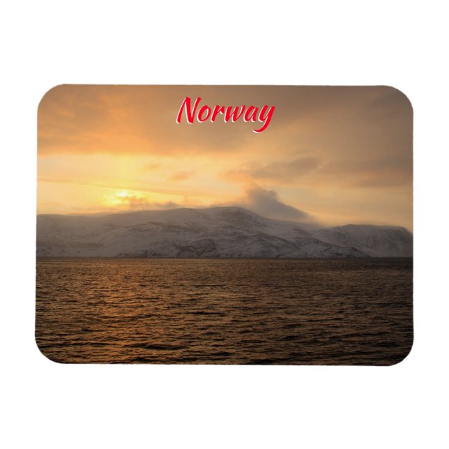 Ímã Costa de inverno da Noruega (Horizontal)