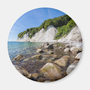 Imã Costa de mar Báltico na ilha Ruegen